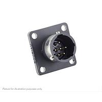 Eaton Souriau-Sunbank UTGX010D98P ຮັບສິນສ່ວນ Receptacles Square flange receptacle, ບໍ່ມີຫົວຄຸມດ້ານຫຼັງ, ມີ 6 ຕໍ່ຕົວຜູ້ຊາຍ PCB, IP68/69K ໃນສະພາບບໍ່ໄດ້ຕໍ່ກັນ