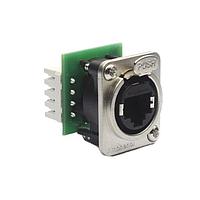 Amphenol Tuchel RJX8FD6I XLR XLRnet ປະເພດ D ອີເທີເນດ Chassis Mount IDC TERMINALS CAT6