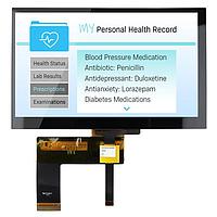 Newhaven Display NHD-7.0-800480AF-ASXP-CTP ຈໍ IPS TFT LCD 7" ຈໍ IPS TFT ສະແຕັດສະເຕີ Capacitive Touch