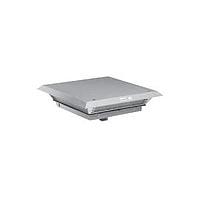 Hammond Manufacturing PTF60500LG230 ພັກແລະຕູ້ພັກພັກຕູ້ຕິດຕັ້ງພັກແຟນເຟີລເຕີບົດ 230V - 149 CFM - ຄ້າງ/ສີເທົາແຈ້ງ