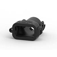 AMP Connectors - TE Connectivity 1670365-1 ອຸປະກອນສ່ວນປົກຄຸມ COVER MIXED,1 80,2-3POS,BK