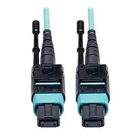 Tripp Lite N844-05M-12-P ສາຍເສັ້ນແສງໄຟເບີ MTP/MPO ສາຍຕໍ່ຕົວດ້ວຍປຸ່ມກົດ/ດຶງ