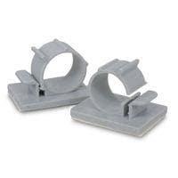 Essentra Components CCA011A ກວດຈັດສາຍສະກັດ ADHESIVE CABLE CLAMP:NYL GRAY