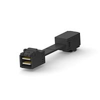 AMP Connectors - TE Connectivity 2820335-3 ສາຍ Mini SAS/SATA ຕົວຕົວຕົວຕົວຕົວຕົວຕົວ 4i MR 0.7 85 Ohm