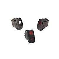 Carling Technologies V1D2HW6B-GVE00-0 ປ່ຽນສະຫງວນ Contura Sealed Rocker Switch V1D2HW6BGVE000