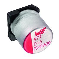 Wurth Elektronik 870235174002 ອາລູມິນຽມ ໂປລິເມີ ຄາປາຊິເຕີ WCAP-PSHP6.3V 470uF 20% ESR=7mOhms