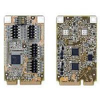 IEI Technology E-MPCIE-UART-KIT02-R10 RS-232/422/485 PCI Express Mini ສະຫນັບສະຫນູນ Dual RS-232/422/485, ໂມດູນ GPIO 16 ບິດ, ຂະໜາດເຕັມ, RoHs