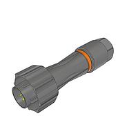Samtec ACPK-12-05-G-T-P-1 ຊຸດຕິດຕໍ່ AccliMate IP68 ປິດກົດກັນນ້ຳຮູບວົງກົມ ການປະສົມສາຍສະເພາະ, ປຸ່ມ 12 mm, ຊຸດສິ້ນສຸດພາກພື້ນທີ່