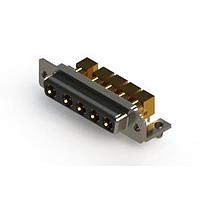 EDAC 630-5W5-640-5TB ຕູ້ຕິດຕໍ່ D-Sub ປະສົມມຸມຂວາ ຕູ້ຕິດຕໍ່ພະລັງງານ Combo D-Sub