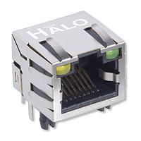 HALO Electronics HCJT1-805SK-L12 ເຄື່ອງປ້ອງກັນແບບແມ່ດູ້ມ 1X1 Tab Up RJ45 G/Y LED