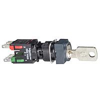 SCHNEIDER XB6CGH5B ສະຫນັບສະຫນູນ Keylock Switches SELECTOR SWITCH 240VAC 1.5A XB6