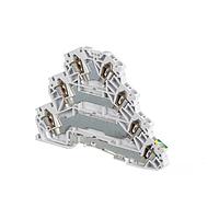 Entrelec - TE Connectivity 1SNA290458R1200 ບລັອກຕິມເນີລບຣິວີດສ໌ DIN Rail D2.5/5.T3.P.L