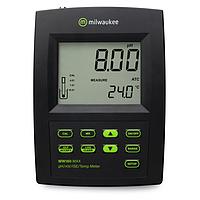 MILWAUKEE MW160 ເຄື່ອງວັດແທກຄ່າ pH/ORP/ISE/ອຸນຫະພູມ ແບບຕັ້ງໂຕະ (-2.00 ~ 16.00 pH; ±699.9 mV / ±2000 mV; 0.001 ~ 19999 ppm (ISE); -20.0 ~ 120.0°C)