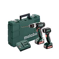 METABO SET POWERMAXX SB 12 ເຈາະໄມ້ຄ້ອນໄຮ້ສາຍ (0-1400 rpm)