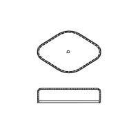 Aavid 8909NBG ຝາຄອບສໍາລັບອົງປະກອບ Snap-On ສໍາລັບ TO-3, ໄນລອນ, ສີດໍາ