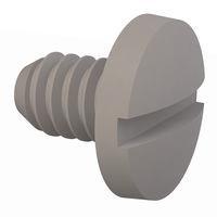 Essentra Components 010256B012 ຕົວຢືດສະກຣູເຄື່ອງຈັກ ສະກຣູສະໂລດ, ການດັບເລກ #2-56, ຄວາມຍາວ 1/8 ນິ້ວ