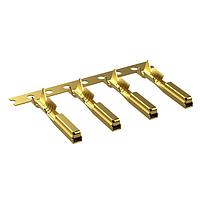 Amphenol SINE Systems SC000572F ຕິດຕໍ່ຮູບວົງມົນມາດຕະຖານ, ຕິດຕໍ່ສົນຍາລັກ, 1.0x0.64mm, ປັດແລະຮູບແບບ, 20-22AWG, ທາງທອງ