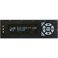 Matrix Orbital ELK204-7T-USB-TCI-MT LCD Char Disp USB, 5V ຂໍ້ຄວາມສາມມິຕິ/ ພື້ນຫຼັງສີດຳ