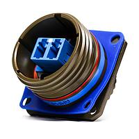 Amphenol FSI LCFTV20GN ຕົວເຊື່ອມ LC Field Sqr Flange Rcpt Assy Olive Drab