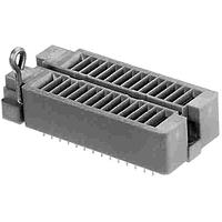 Aries Electronics 24-6553-18 ຊ່ອງສະຕັກ Zero Insertion Force (ZIF) FORCE DIP TEST SCKT HIGH TEMP 24 PINS