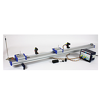 PHYWE P1199705 ການອະນຸລັກຊ່ວງເວລາໃນການຂັດກັນແບບບໍ່ສະນິດກັບການຕິດຕາມການສາທິດ ແລະເຄື່ອງຈັບເວລາ 4-4