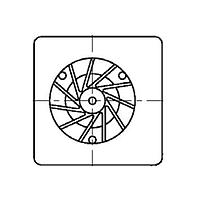 Sunon UB3F3-500B ພັກລະບູລ໌ບລໍວເລີບລໍວເລີ, 15x15x3mm, 3VDC, 33.85"H2O, Vapo, 4x Wire, Tach/PWM, IP58