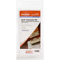 Molex 76650-0199 ຊຸດຕິດຕໍ່ IGRID HDR KIT 10-18 CKT VERT