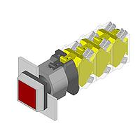 EAO 704.230.6 ຕົວບອກສະແດງຕິດຕູ້ / ຕົວບອກສະແດງສະຫນັບສະຫນູນ ACTUATOR MOM 60mm W-AL RED MSHRM