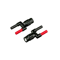 FLUKE PM9082 ອາເດບເຕີ Dual Banana Jack (ຜູ້ຍິງ) ເປັນ ຜູ້ຊາຍ BNC