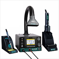 DES Tools H93B ສະຖານີເຊື່ອມໂລຫະບໍລິສຸດຄວັນທັງໝົດ 3 ໃນ 1 (80–500°C; 120W)