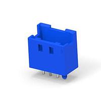 AMP Connectors - TE Connectivity 2-1747067-4 ຮອດເດີແລະຮ້ອງສາຍສະຫຼຸບ GRACE INERTIA CONN 2.5 HDR ASSY 4P ສີຟ້າ