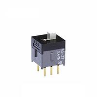 NKK Switches AS23AP ສະລາຍຍ້ອຍຂະໜາດນ້ອຍ DPDT ON-OFF-ON .098" ຕົວຕົວເລືອກຕົວເລືອກ