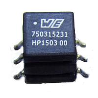 Wurth Elektronik 750315231 SMT ທຣານຟອມເມີ MID-PPMAX MAX14855 384 uH 600 mW