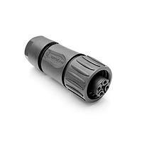 Amphenol Tuchel C016 20D003 200 12 ຕົວເຊື່ອມ 3+PE FEM STRT BLK SCREW GLD CONTACT