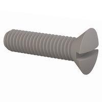 Essentra Components 331032A075 ສະກຣູຫຼັກຊອງມີລູກສອງ 82 Slotted CSK Screw, #10-32 Thread, 3/4 Lg
