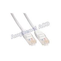 Amphenol Cables on Demand MP-5ERJ45UNNW-005 Cat 5e CAT 5E UTP RJ45 ຂາວ 5