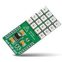 Mikroe MIKROE-1881 ແຜ່ນເພີ່ມ Add-On Boards 4x4 RGB click