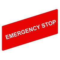 SCHNEIDER ZBY02330 Legend 8X27MM MARKED LEGEND ປຸ່ມຢຸດສະພາບຉັດເກັບ