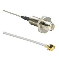 Linx Technologies - TE Connectivity CSI-RSFE-200-UFFR ການປະກອບສາຍ RF RP-SMA ExT Mnt Blkhd ໄປ U.FL ມີສາຍ 200mm