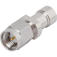 Amphenol SV Microwave SF1189-6009 ຕົວແປ RF - ລະຫວ່າງຊຸດ BMZ M ເຖິງ SMA M Adapter