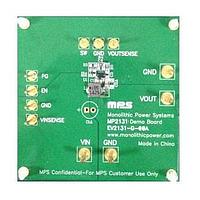 Monolithic Power Systems (MPS) EV2131-G-00A ເຄື່ອງຄວບຄຸມແຮງດັນ - ແຜ່ນປະເມີນຜົນເຄື່ອງຄວບຄຸມແບບສະຫຼັບ ສໍາລັບ MP2131