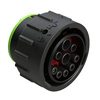 Amphenol SINE Systems AHDP06-24-91SN-SRA ປຸ່ມຮັບສະຫຼຸບ ຂະໜາດ 24, 9 ຕຳແໜ່ງ ປຸ່ມ ISOBUS, ປຸ່ມຮັບ, ການປິດປ້ອງຂະໜາດປົກກະຕິ, ອາເດັບແດດງວຽນລອງ (SRA)