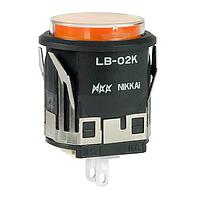 NKK Switches LB02KW01-5D24-JD ເອເລດ ຮອງດ ແອມເບີ 24V