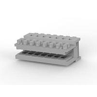 AMP Connectors - TE Connectivity 3-829868-7 ຕູ້ສະເລ່ຍຂອງບັດຂອງມາດຕະຖານ 8X 7P FEDERLEI 2,5