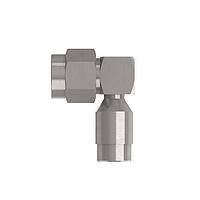 HUBER+SUHNER 16_SMA-R50-3-16/133_NE ຕົວເຊື່ອມ SMA ປັ້ນມຸມຂວາ ປຸ່ມສາຍສັ້ນ (ຜູ້)