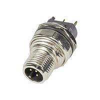 HARTING 21033211530 ສາຍກົງ M12 A-code 5ຂາຜູ້ຊາຍກົງຕິດບົດ PCB, ຮຸ່ນປົກກະຕິມີການປົກກັນແລະກັບບ້ານຕິດຫຼັງ