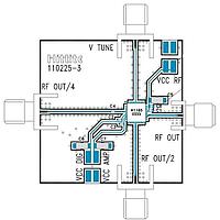 Analog Devices EV1HMC1165LP5 ການປະຊຸມບອດວິເຄາະ VCO