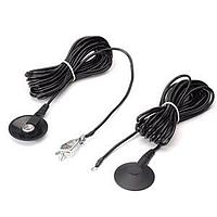 Desco S1040F ແຜ່ນພື້ນ/ໂຕະ 15' ສາຍດິນທີ່ມີຕົວຕ້ານ 1 MEG, ປຸ່ມຍິງ 3/8" (10MM)