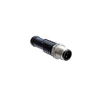 Amphenol LTW M12D-04BMMM-SL8B01 Sensor Cables / Actuator Cables M12 Circular Metric Connector, D Code, Metal, 4A, 04 pins, Male Connector, Male Contact, Straight, Screw Thread, Overmolded, Length 1000mm, IP68 / IP69K