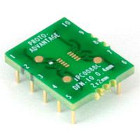 Chip Quik IPC0088C ອາແດບເຕີ DFN-10 ເປັນ DIP-10 SMT Adapter (0.4 mm pitch, 2.0 x 2.0 mm body) Compact Series